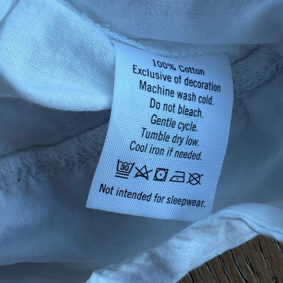 Adorable white gold Janie and Jack cover up - Picture 8 of 9